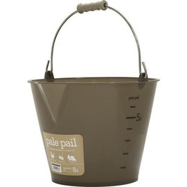 Squirrel Bucket, Pale Pail Bucket, Soft and Durable, Brown, 2.8 gal (8 L)