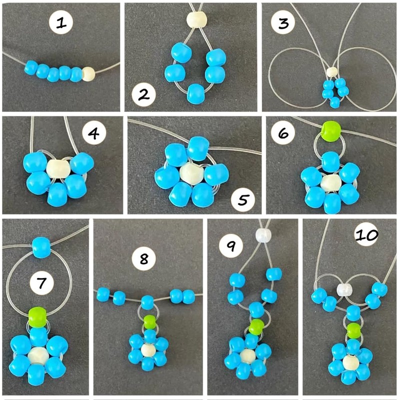 1000Pcs Glow in The Dark Pony Beads 6x9mm Bulk Acrylic