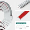 YEFANXI Flexible Chair Rail Panel PVC Wall Molding Trim –