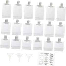 FOMIYES Bolsitas de Viaje para Shampoo Rellenables de 30ml 50ml y 100ml con Tapas Antigoteo y Accesorios Ideales para Viajes al Aire Libre