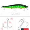 PROBEROS Minnow Bass Fishing Lures - Jerkbait Sinking Lure Set