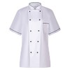 MISEMIYA MZ-849B Women's Kitchen Jacket, white