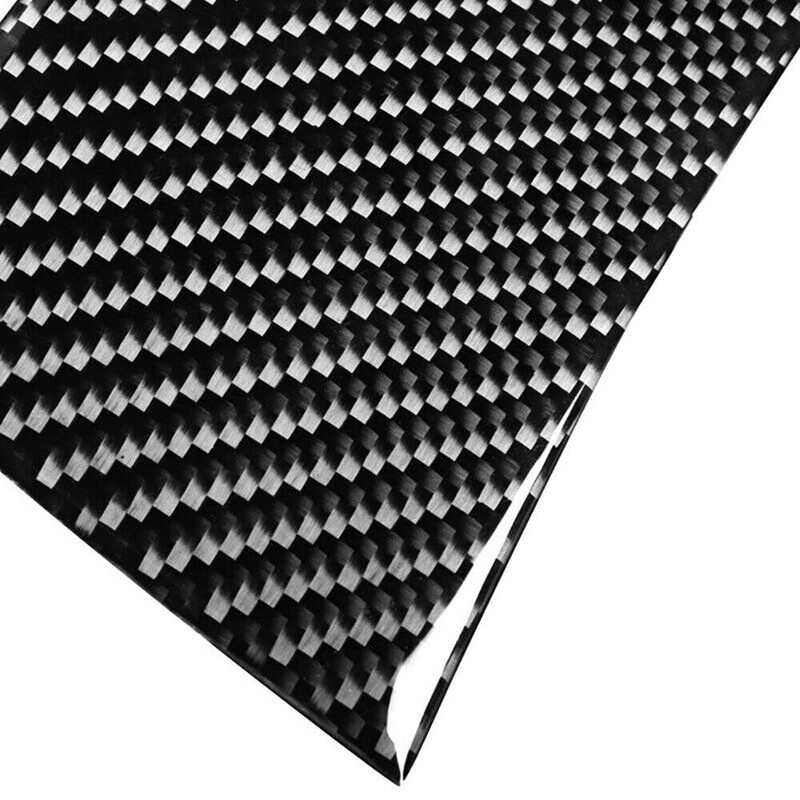 TEAMWILL Carbon Fiber Console Gear Shift Panel Cover Trim Fit