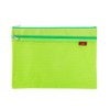 1Pcs A4 Mesh File Zip Bags, Folder Wallets Zipper Pouch