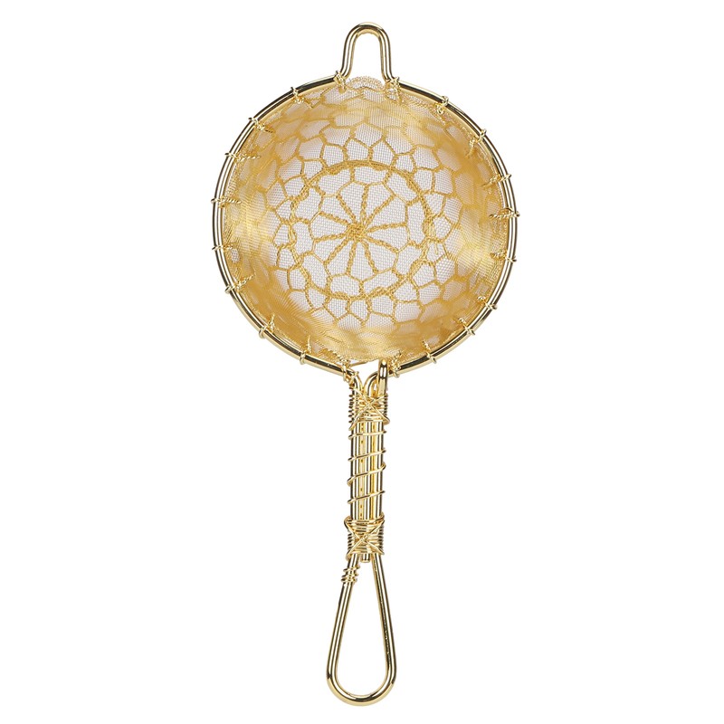Copper Tea Infuser Strainer Reusable Loose Leaf Teapot Filter with