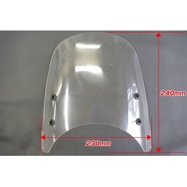 汎用 メーターバイザー 風防 ws-01m スモーク