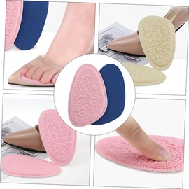Ipetboom 3sets Metatarsal Foot Pads Soft Non Slip Cushion for High Heels Breathable Forefoot Mat Relief for Ball of Foot with Strong Elasticity 6pairs*3