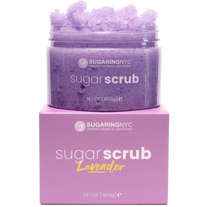 Sugaring NYC Exfoliante De Azúcar Hidratante Y Exfoliante (Lavanda)