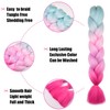 BACANA Purple Braiding Hair Ombre (Purple/Light Purple) 3pcs Jumbo Braiding