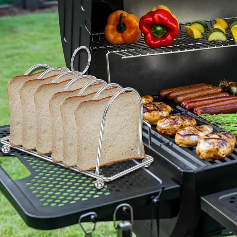 2 or 5Pcs Slices Toast Rack with Ball Feet and