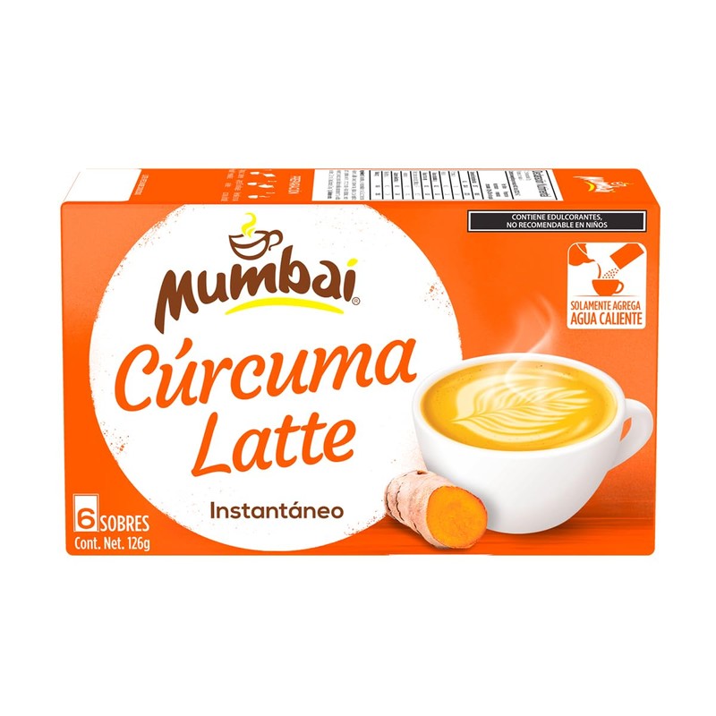 Mumbai Cúrcuma Latte 6 sobres
