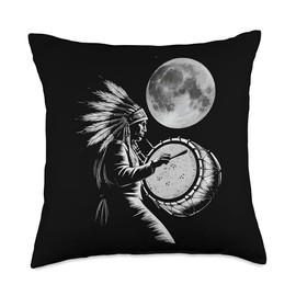 Native American Indian Earth Holy Land Earth Native Blood Throw Pillow