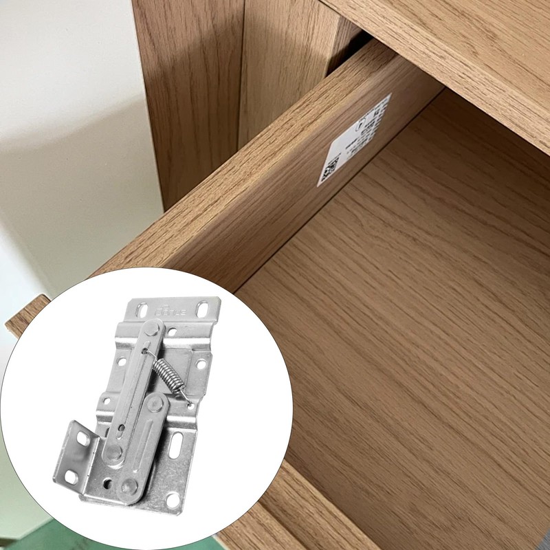 AUXBC 1 Pair Tip Out Tray Hinges, 45 Degrees Tilt