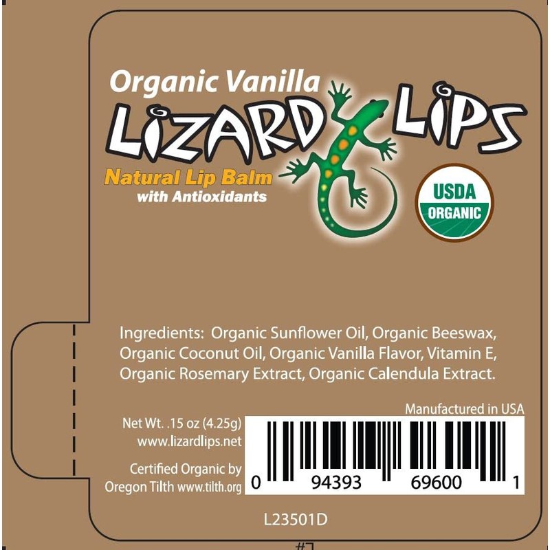 Lizard Lips USDA Certified Organic - 4 Flavor Variety Pack