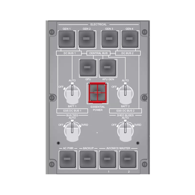 Embraer ERJ 145 Cockpit Training Poster 24in x 36in
