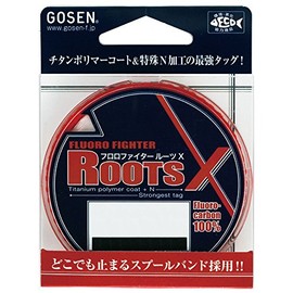 GOSEN GS41130 Harris Fluoro Fighter Roots X Fluorocarbon, 133.6 ft (60 m), No. 3, Clear