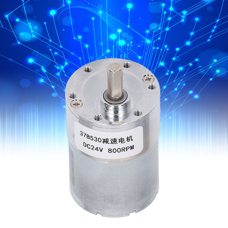 Gear Motor DC 24V 800RPM Speed Reduction Stable Transmission Geared