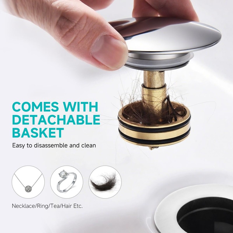 TSIBOMU Flexible Sink Drain Pipe Kits,Adjustable Bathroom Sink P Trap