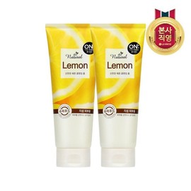 onthebodythenatural (엘지생활건강)온더바디 더내추럴 레몬 클렌징폼 200gx 2 (LG Household & Health Care) Onthebody The Natural Lemon Cleansing Foam 200g x 2