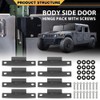 CNNELL Body Side Door Hinge 8pack with 16pcs Screws Compatible