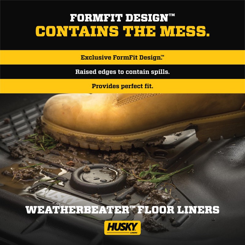 Husky Liners Weatherbeater Floor Mats | Fits 2018-2024 Nissan Kicks