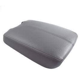 MOTOALL Auto Car Leather Suture Center Console Armrest Lid Cover Cap for 2008 2009 2010 2011 2012 Honda Accord Synthetic Leather (Vinyl) Plastic Gray