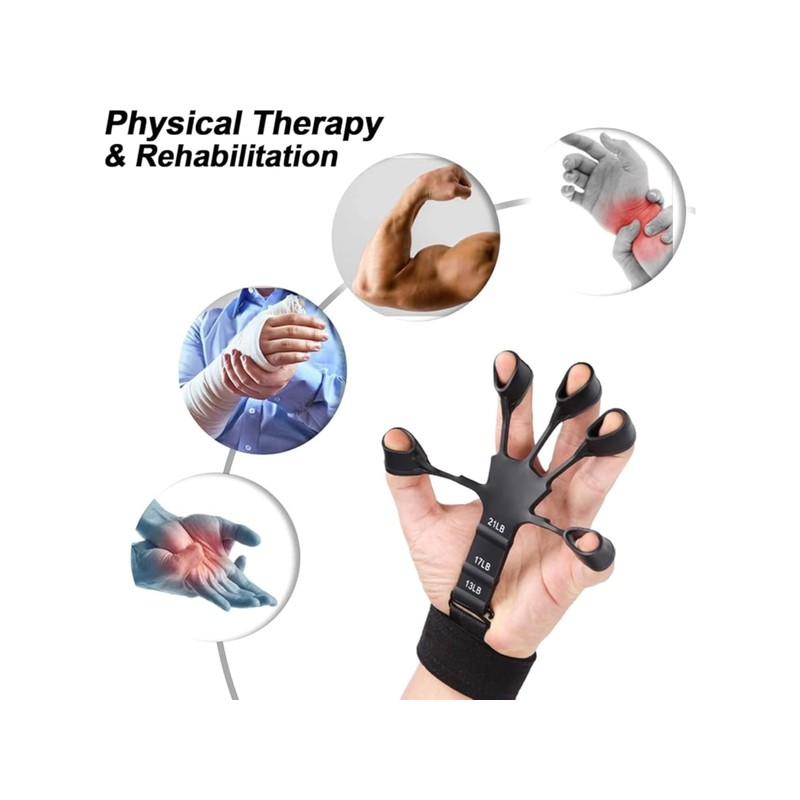 2 Pack Finger Strength trainer- Adjustable Resistance From 13 to