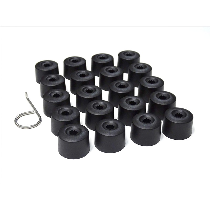 Partsdealers Round Type Wheel Nut Covers for VW Arteon Beetle