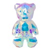 Kurt Adler Pre-Lit Cool White LED Magical Holographic Iridescent Teddy