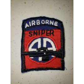 K0937 Vietnam 82nd Airborne Division Sniper patch L1A