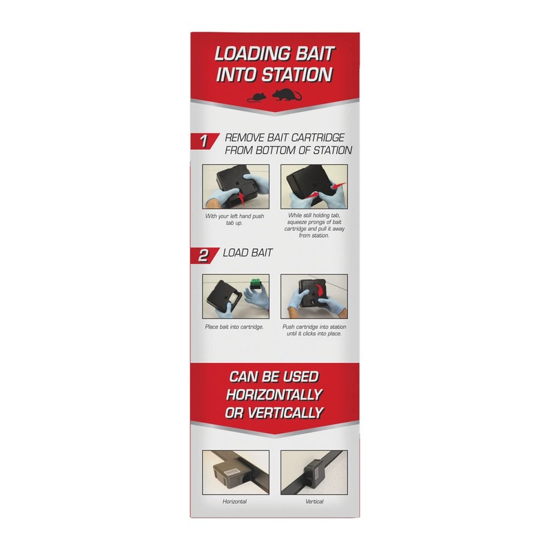 Tomcat Rat and Mouse Killer Child and Dog Resistant, Refillable