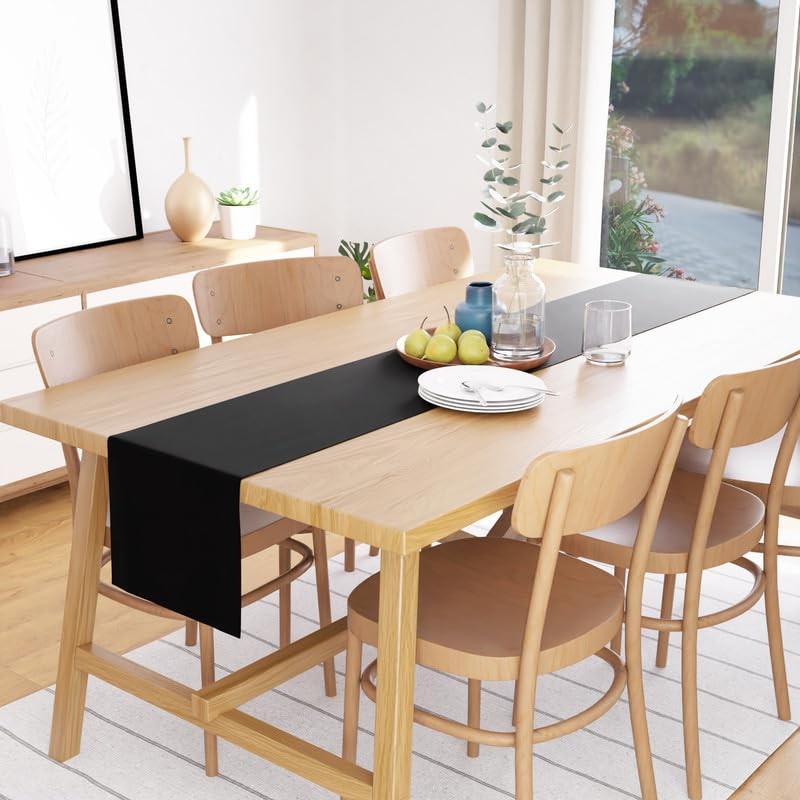 Encasa Table Runner Size 32x300 cm | Cotton Canvas Fabric