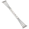 Rhinestone Brass Metal Bracelet Watch Band Strap Replacement for IOS