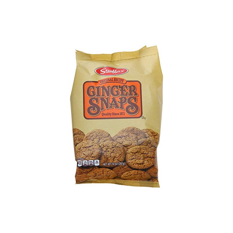 Stauffer Cookie Ginger Snap, Original, 14 oz - PACK OF