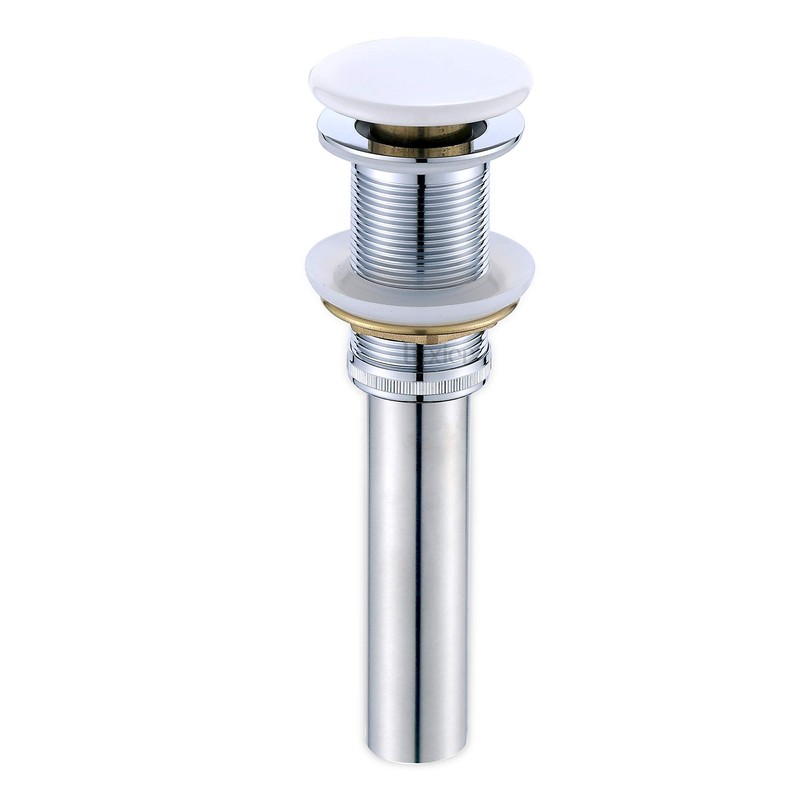Luxier DS01-TP 1-5/8 in. Brass Bathroom and Vessel Sink Push