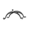 HVAC OV 6" Inch Galvanized Steel Duct Clamp with Rubber