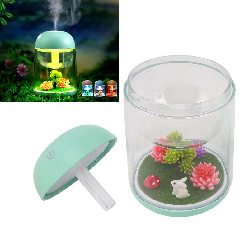 Micro Landscape Humidifier Cute Quiet 2 in 1 Ultrasonic Essential