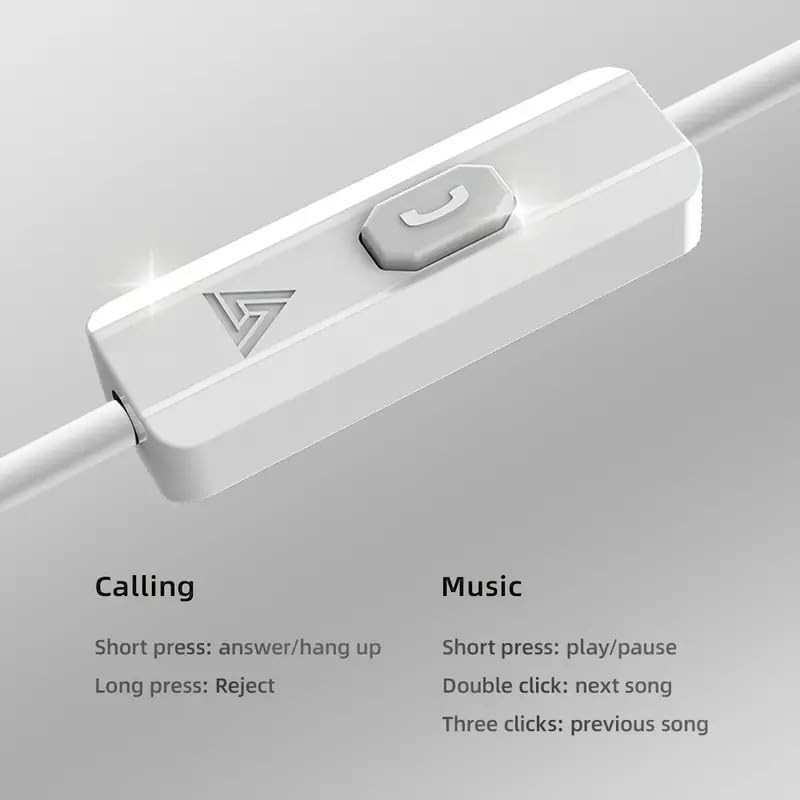 Audífonos Gamer In-Ear con Micrófono, Cable sobre la Oreja, Alta