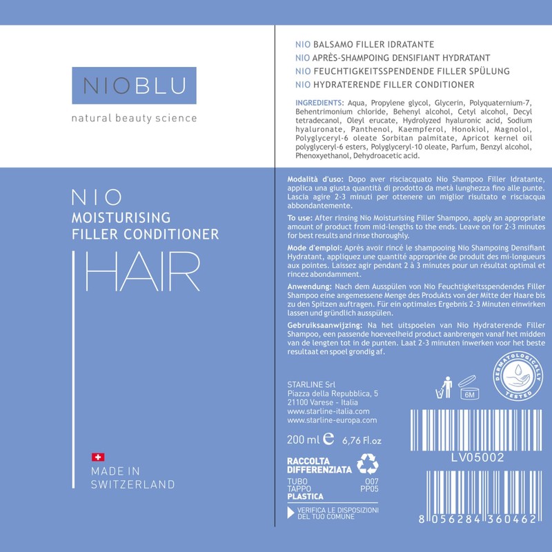 Nio Moisturising Filler Conditioner