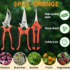 Paragonplast Pruning Shears Set for Gardening with Safety Lock, Sharp