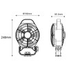 TN TONNY DC 12V Marine Fan, Quiet 6 Inch Cabin