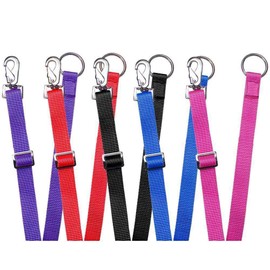 Heavy Duty Adjustable Horse Water Bucket Straps Hangers by Derby (Purple)