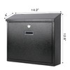 xydled Mail Boxes with Key Lock,Locking Mailbox Wall Mounted,Security Mailbox