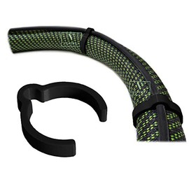 Vestigia® - Cable Hose Clips Compatible with Festool CT CTL Mini/Midi Makita Bosch Dust Extractor Hose 33/35mm ID27 Wire Clips Smooth Antistatic Suction (ID27, Black)