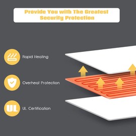 Giantex Heated Mattress Pad, Massage Table Warmer, Heating Pad with 5 Heat Settings, 12 Ft Cord and Overheat Protection, 71 x 30 Inches Massage Bed Warmer with Digital Timer for Spa Table