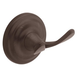 Franklin Brass 127679 Jamestown Bath Hardware Accessory Double Robe Hook, Venetian Bronze