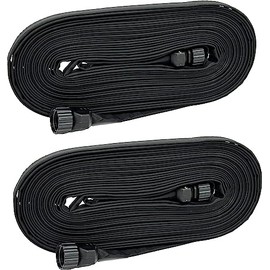 Rocky Mountain Goods Soaker Hose Flat (25’ Pack of 2) - Heavy Duty Double Layer Design - Saves 70% Water - Consistent Drip Throughout Hose - Leakproof Guarantee - Garden/Vegetable Safe