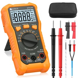 Neoteck 6000 Counts Digital Multimeter with NCV and TRMS Auto Range Multimeter for AC/DC Voltage&Current,Resistance,Capacitance,Frequency,Temperature,Duty Ratio,Continuity Voltmeter for Car Circuit