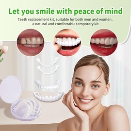2 Pairs, Adjustable for Men and Women, Regain Confidence Smile, Nature and Comfortable-M01