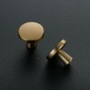 Ravinte 30 Pack Solid Single Hole Kitchen Round Cabinet Knobs